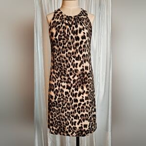 INC International Concepts Leopard Print Midi Dress